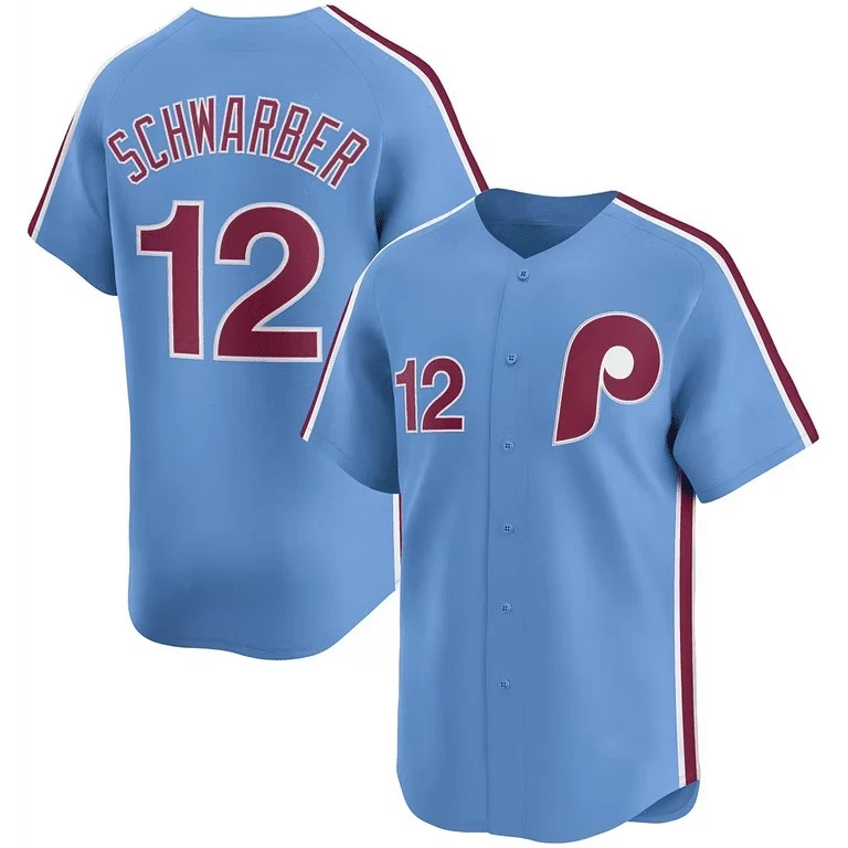 Kyle Schwarber #12 Baseball Jersey Full Size S-6XL
