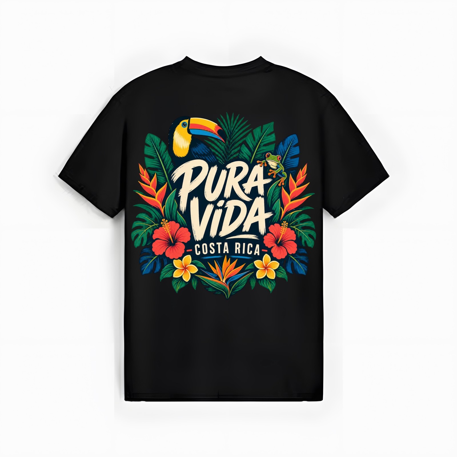 Costa Rica Toucan and Frog Performance T-Shirt