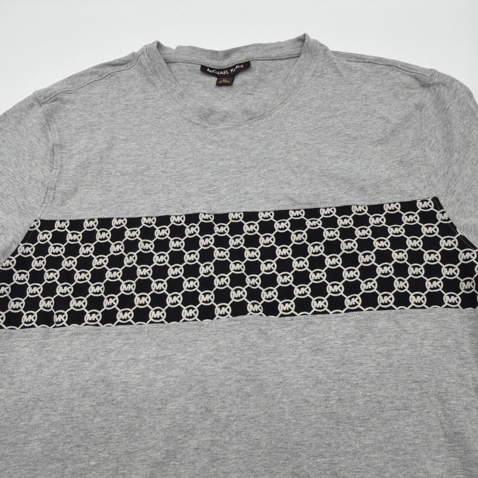 Michael Kors T-shirt Men XL Graphic Print Logo 100% Cotton.#47533