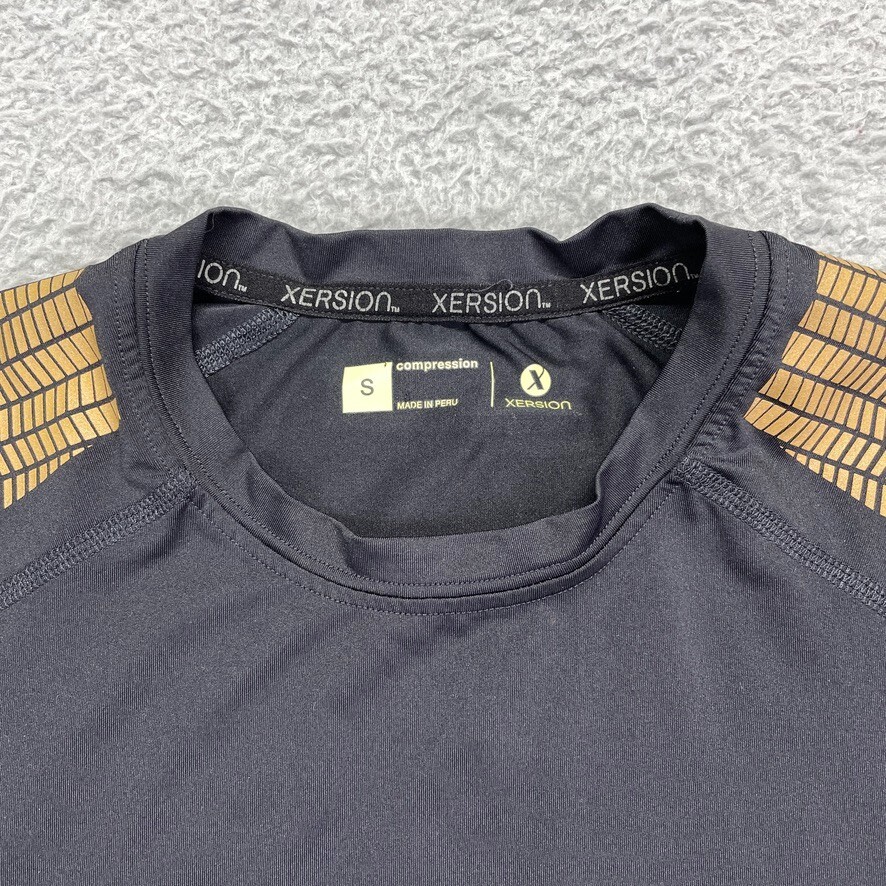 XERSION T Shirt Men Small Gray Compression Quick Dri Long Sleeve Training Gym