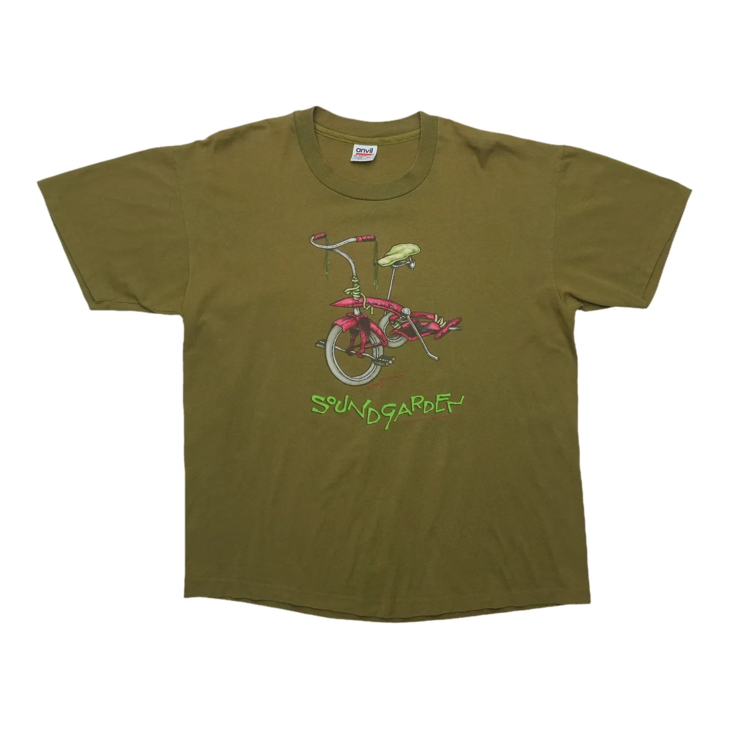 1994 Soundgarden Bicycle Come Stand Me Up Vintage T-Shirt Reprint