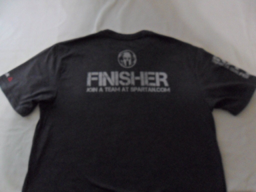 2 Medium- NWOT Reebok Spartan 2014 Finisher 60% Cotton 40% Poly T- Shirt