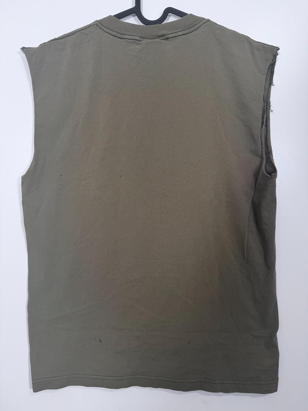Gold’s Gym Mens Muscle Joe Bodybuilding T Shirt Sleeveless Green Size M 20.5×28