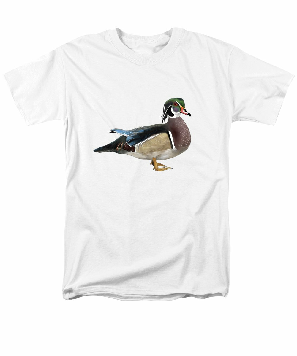 Wood Duck Fine Art Graphic Tee T-shirt Unisex XS S M L XL 2XL 3XL