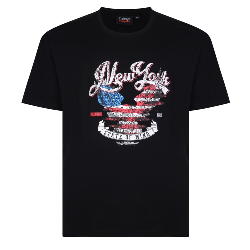 ESPIONAGE T362 NEW YORK TEE SHIRT 2XL3XL 4XL5XL6XL7XL8XL