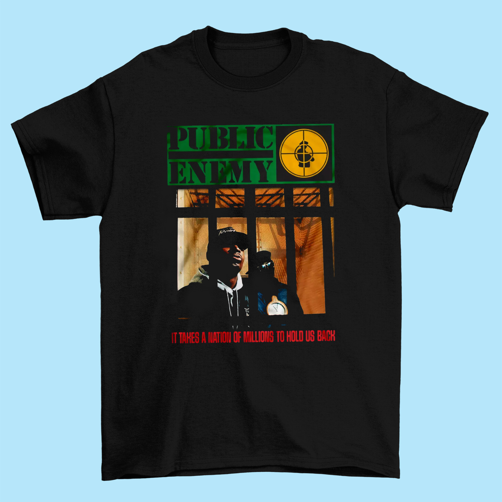 It Takes a Nation of Millions to Hold Us Back Public Enemy T Shirt S-5XL UR864
