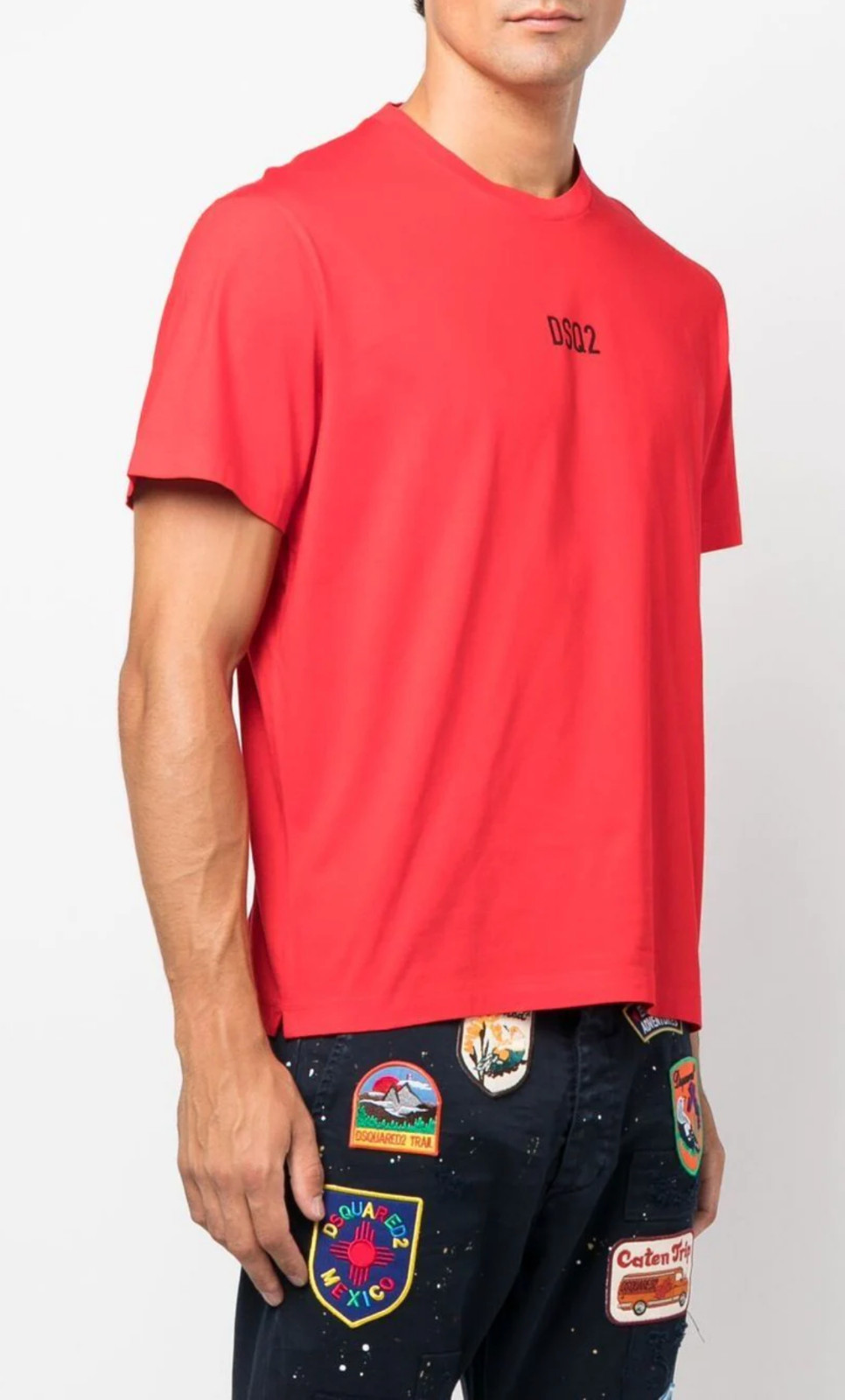 Dsquared2 New Season Jeans Icon Mini Dsq2 Logo Print Box Tee T-Shirt Shirt 2XL