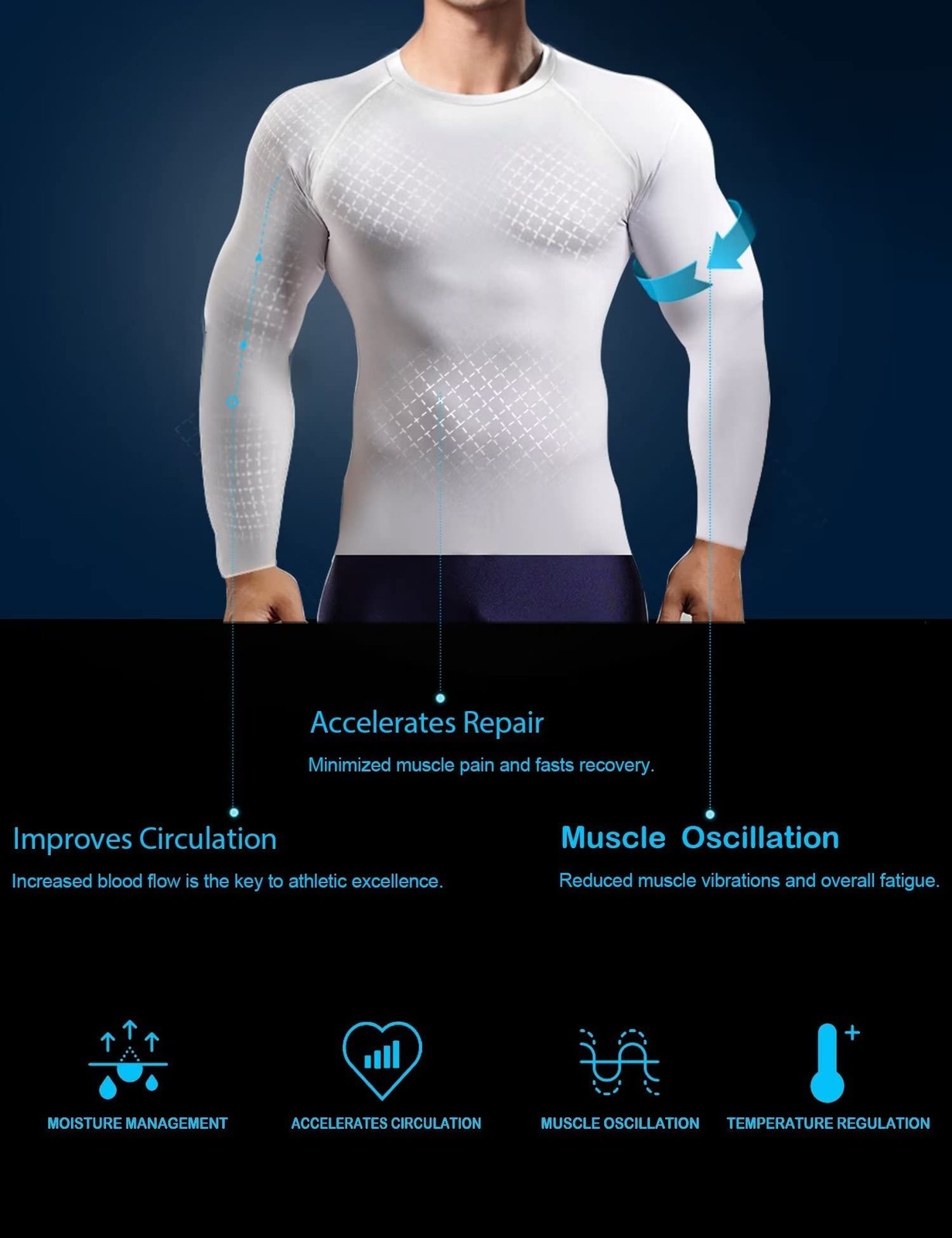 4 Pack Workout Compression Shirts Men Long/Short Sleeve Rash Guard Athletic U…