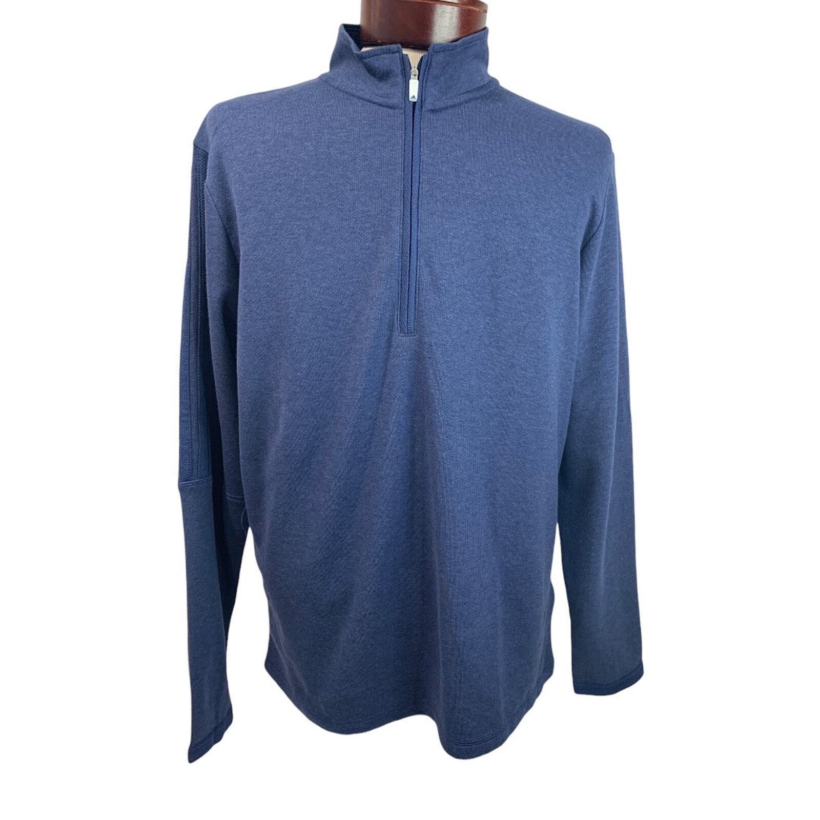 Medium Adidas Golf Mens New Lightweight 1/4 Zip Pullover Shirt