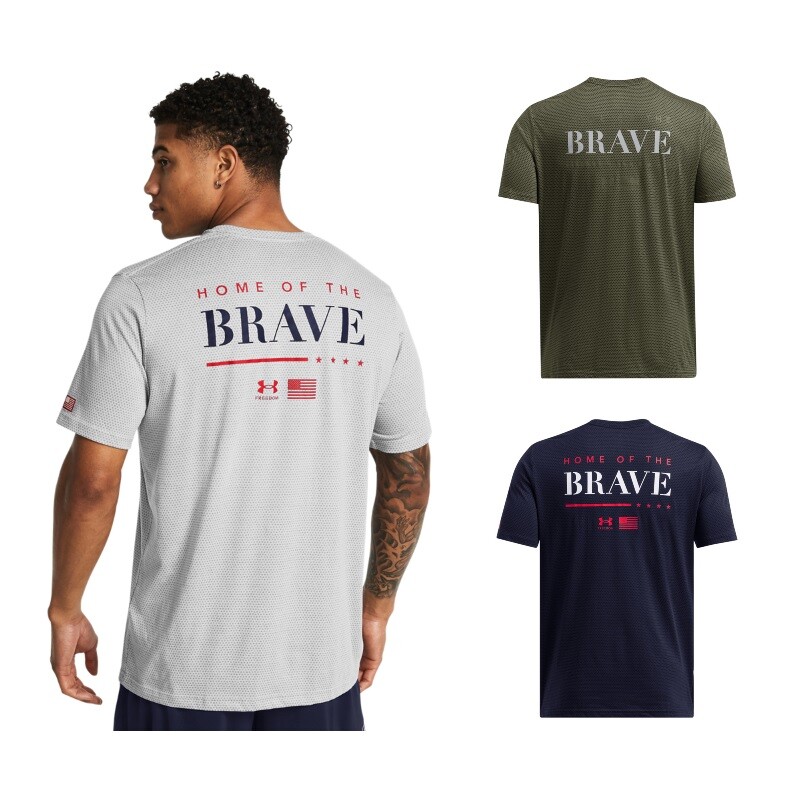 Under Armour 1386734 Men’s UA Freedom Veterans Day Tee Graphic Logo T-Shirt
