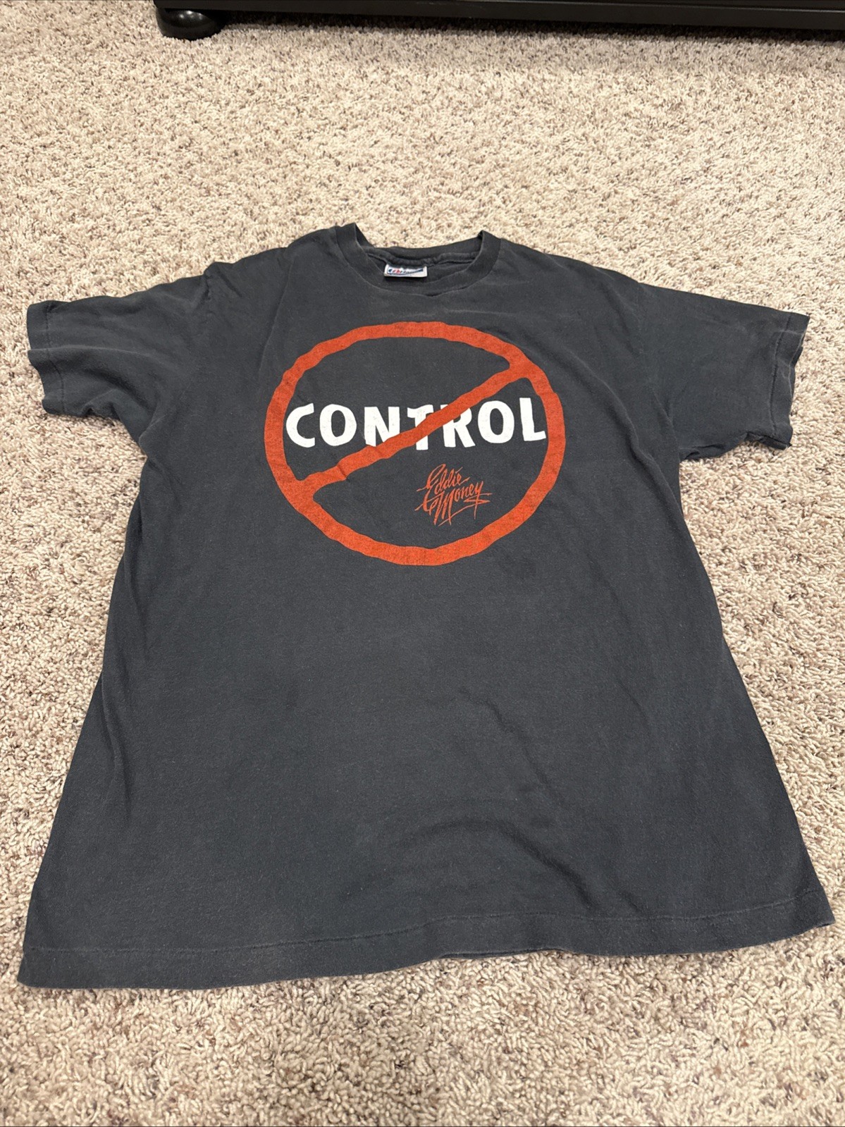 Eddie Money Vintage 86-87 No Control Tour T-shirt Women’s Large L