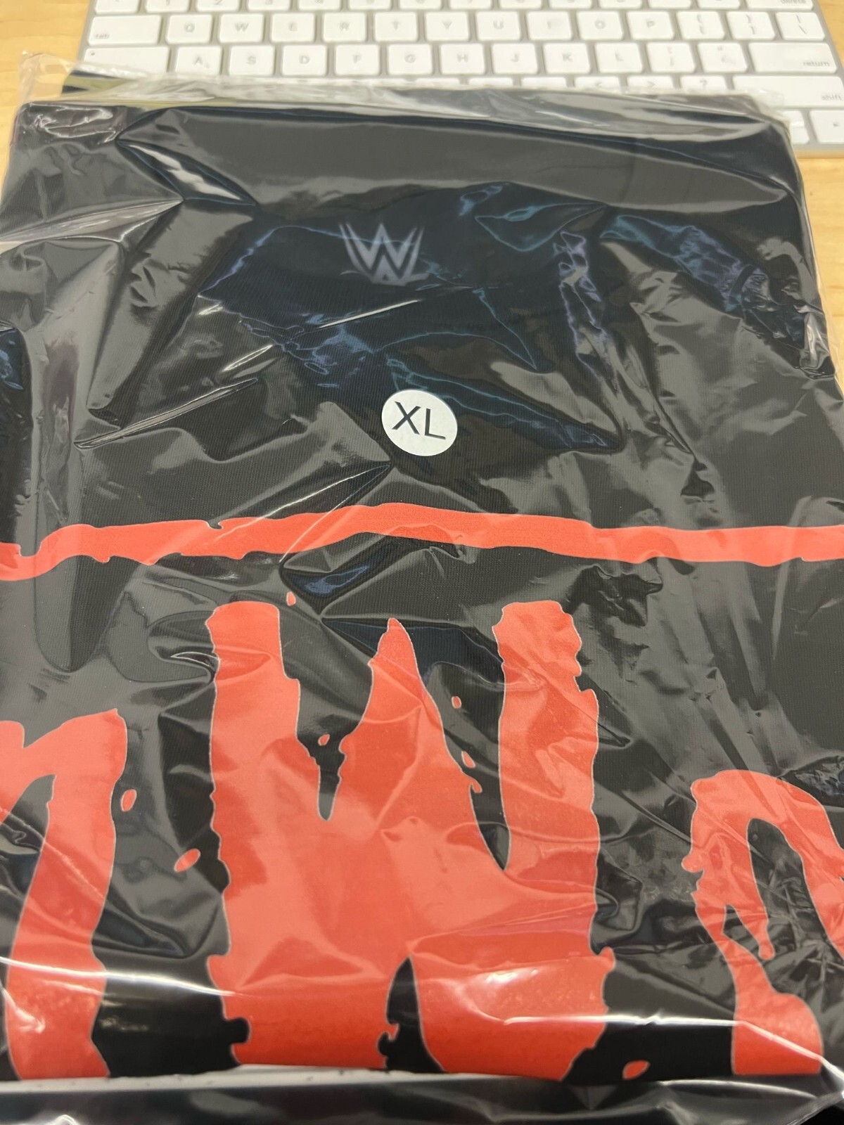 WWE NEW WORLD ORDER RED LOGO T SHIRT OFFICIAL ITEM BLACK