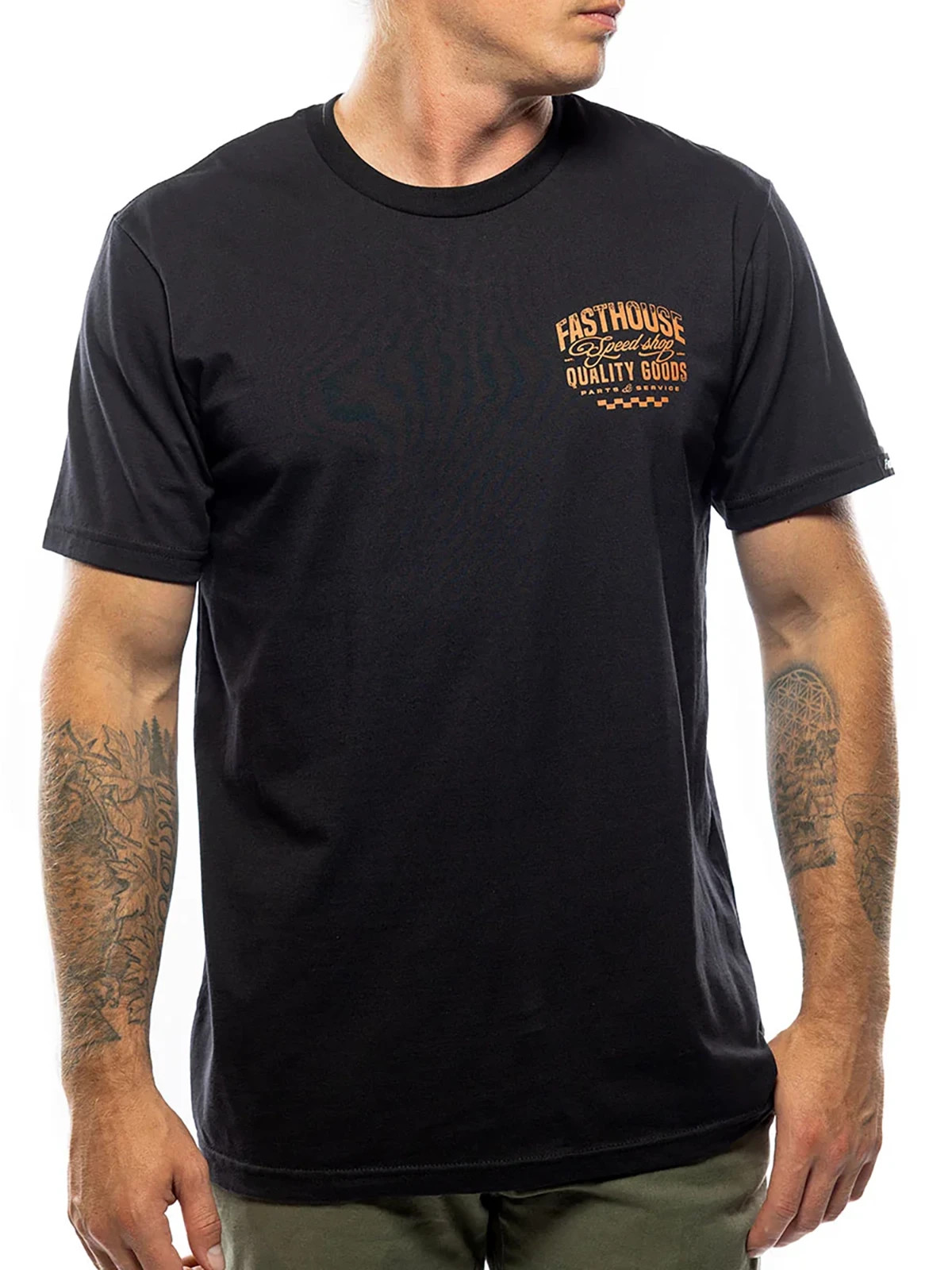 Fasthouse Men’s Virtue Short Sleeve Motocross T-shirt Speed Shop MX FMX Tee