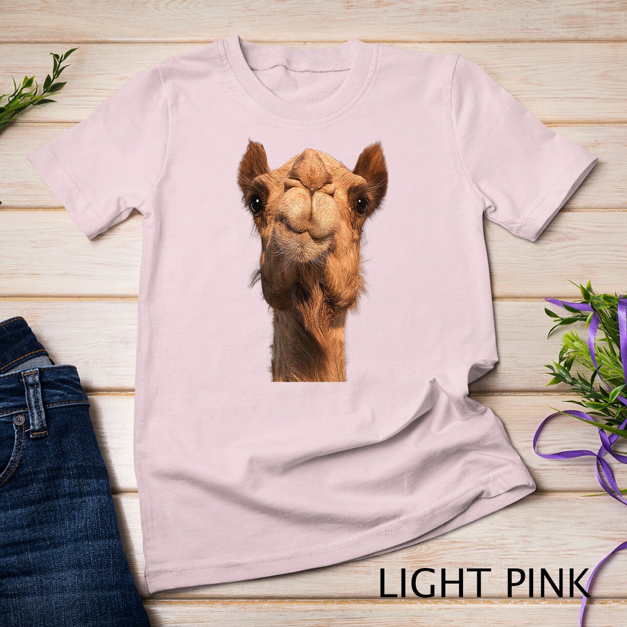 Camel Animal Face Unisex T-shirt