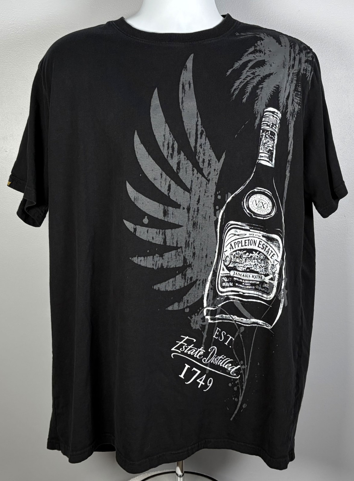 Appleton Estate Rum Estate Distilled 1749 Jamaica T Shirt Mens XXL Distressed