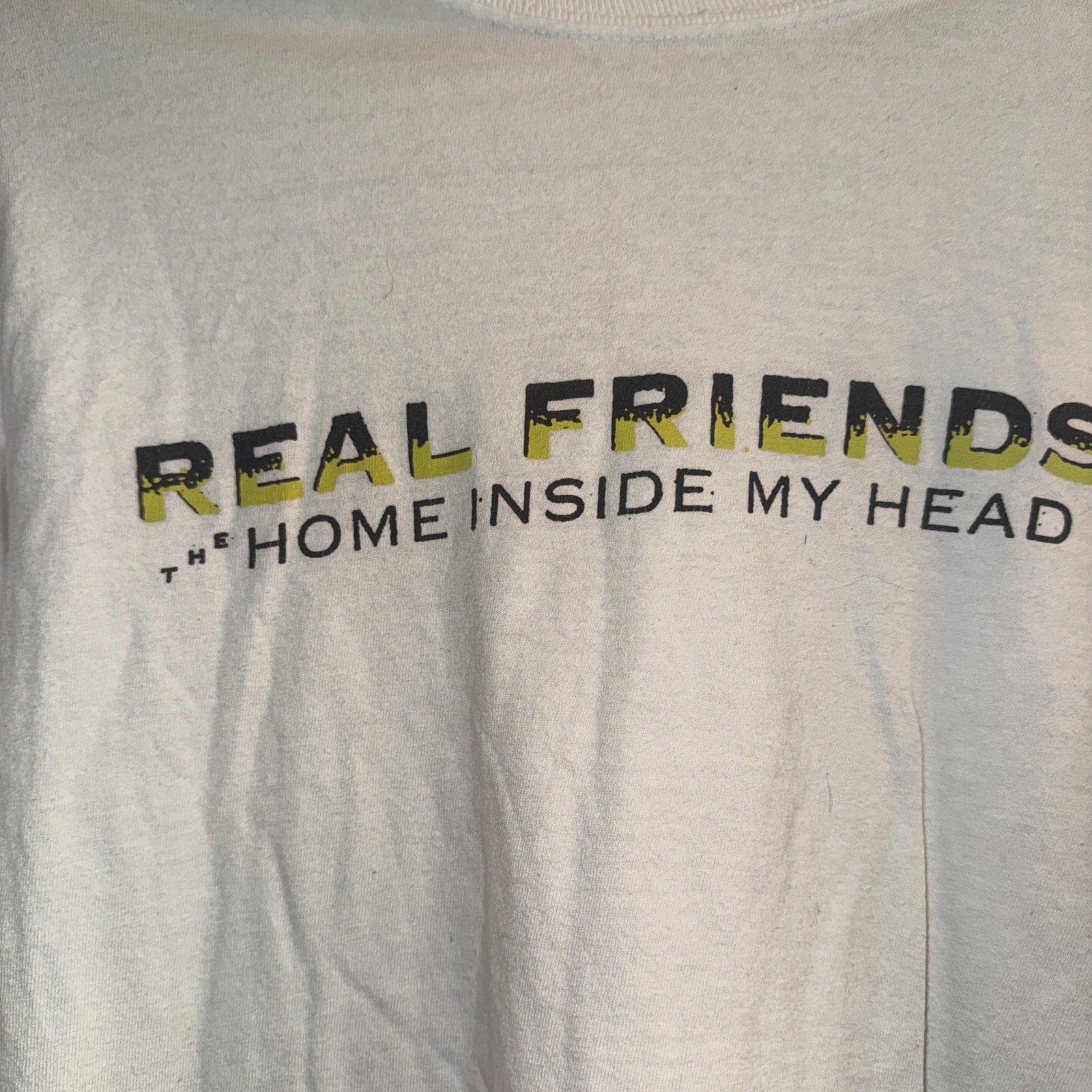 Real Friends – White Longsleeve T-Shirt – Men’s Size S Home Inside My Head