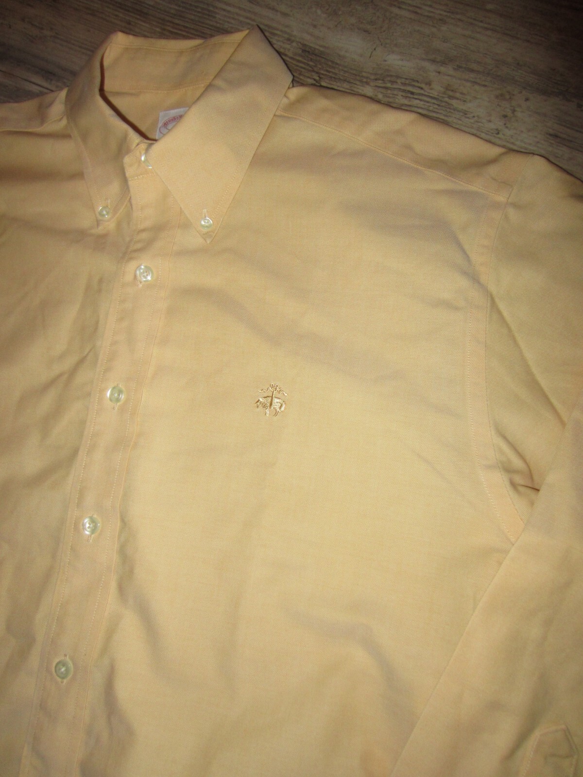 MENS SHIRT BROOKS BROTHERS NON IRON SUPIMA MEDIUM CHEST 44 VG CONDITION
