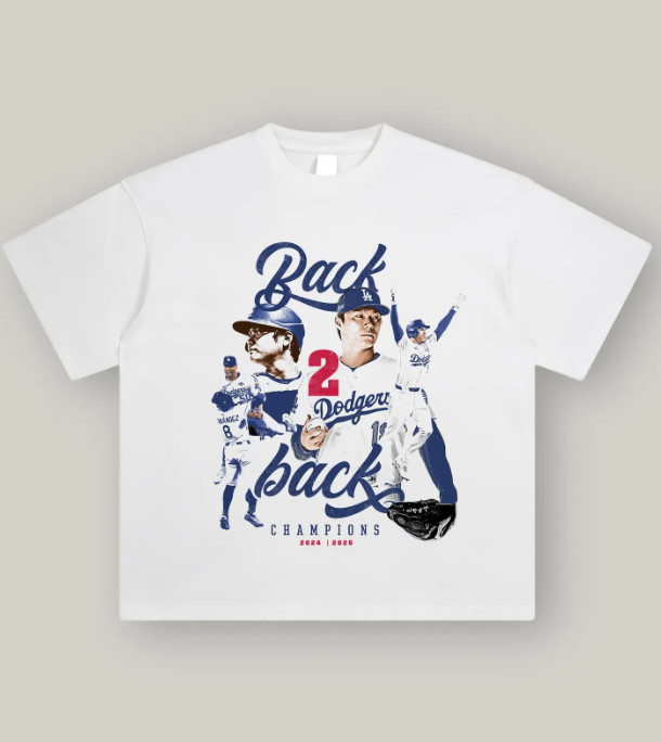 Los Angeles Dodgers Champions Shirt World Series Tribute Baseball Tee