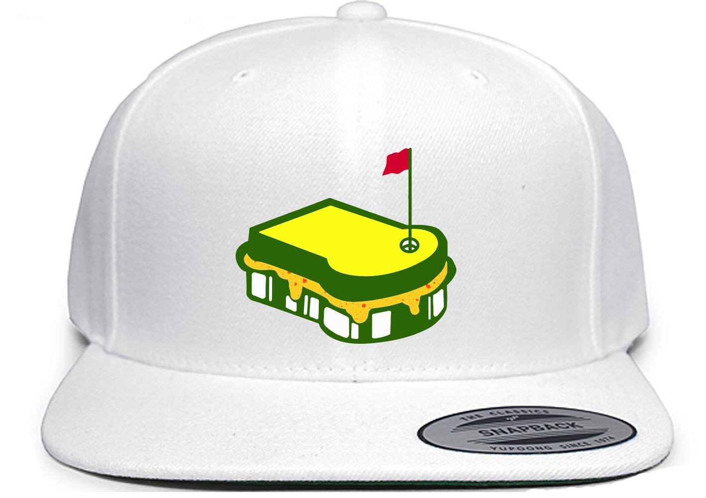 Masters Augusta Tiger Woods PIMENTO CHEESE SANDWICH Snapback Hat