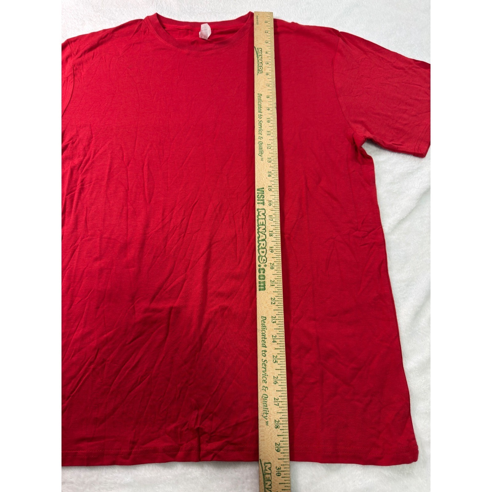 Royal Avalon Sun Ray UV Red Bamboo Cotton Blend T-Shirt Mens Large Short Sleeve
