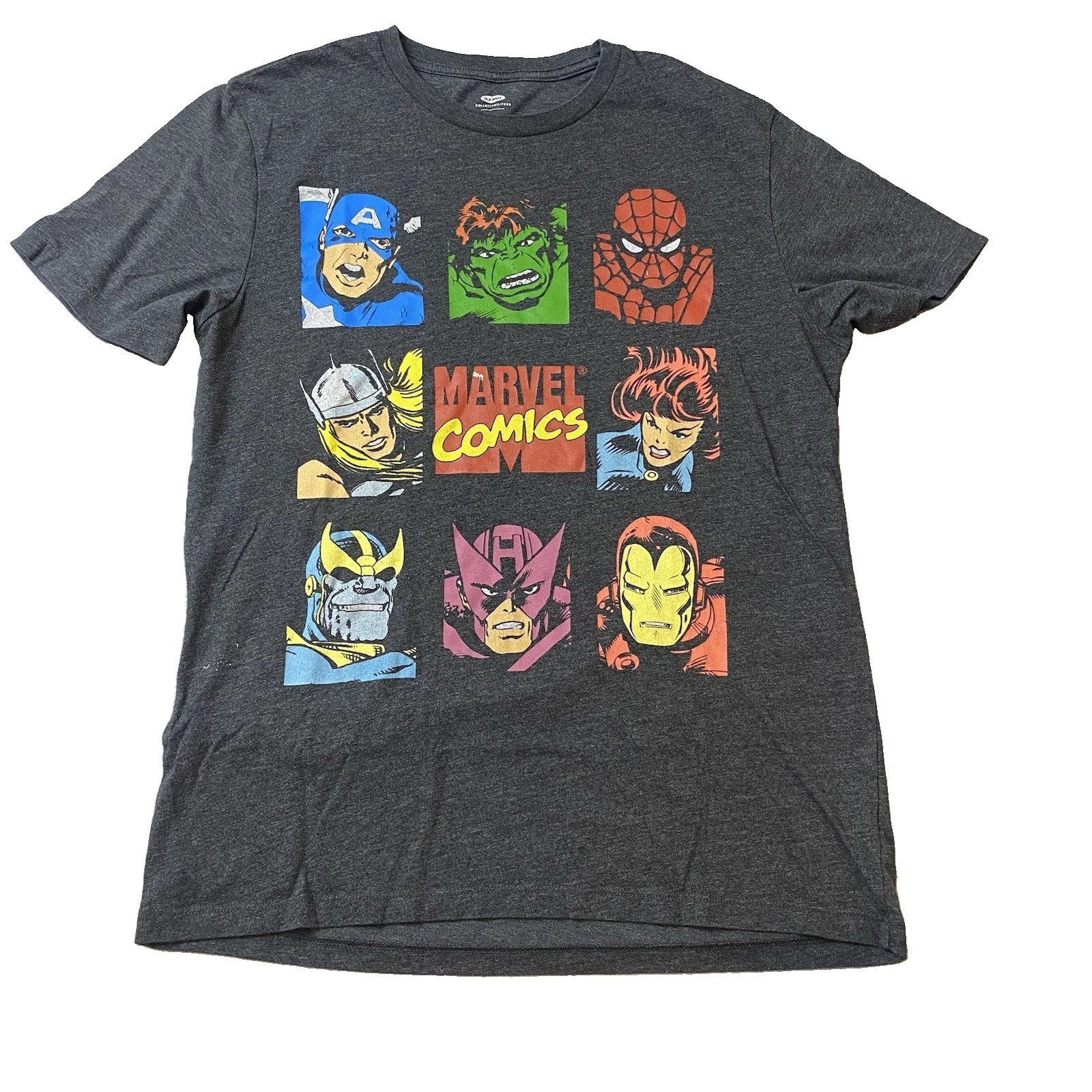 Marvel Comics Avengers Tshirt M Superheroes Graphic Old Navy Collectibles Tee
