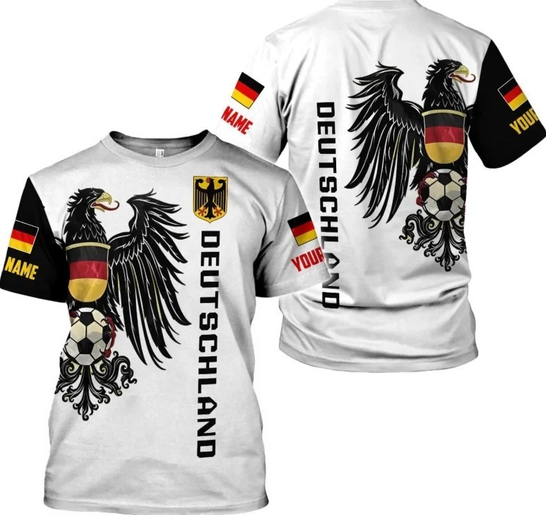 Personalized Germany Shirt 3D Germany Shirts German Flag Shirt