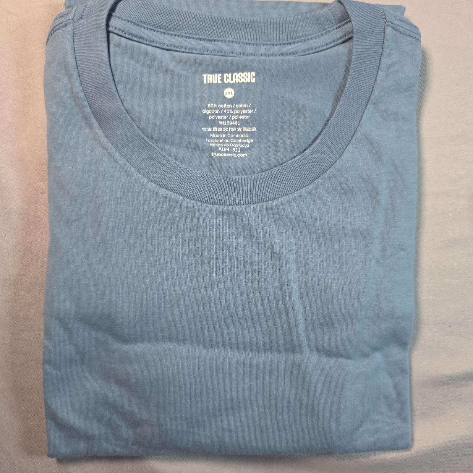 True Classic Crew Neck (5 pack) XXL 2X