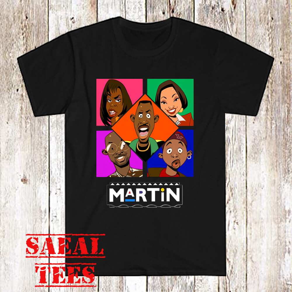 Martin TV Show Men’s Black T-Shirt Size S-5XL
