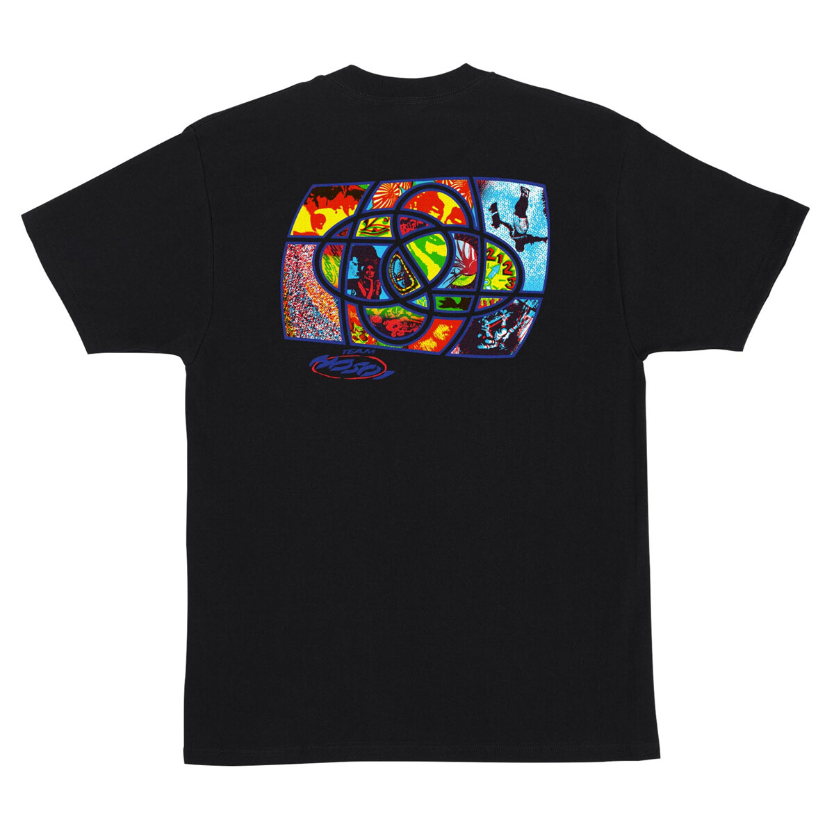 Santa Cruz Christian Hosoi IRIE EYE Skateboard T Shirt BLACK
