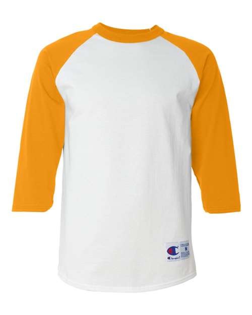 Champion Unisex Raglan Sleeve Baseball T-Shirt – T137