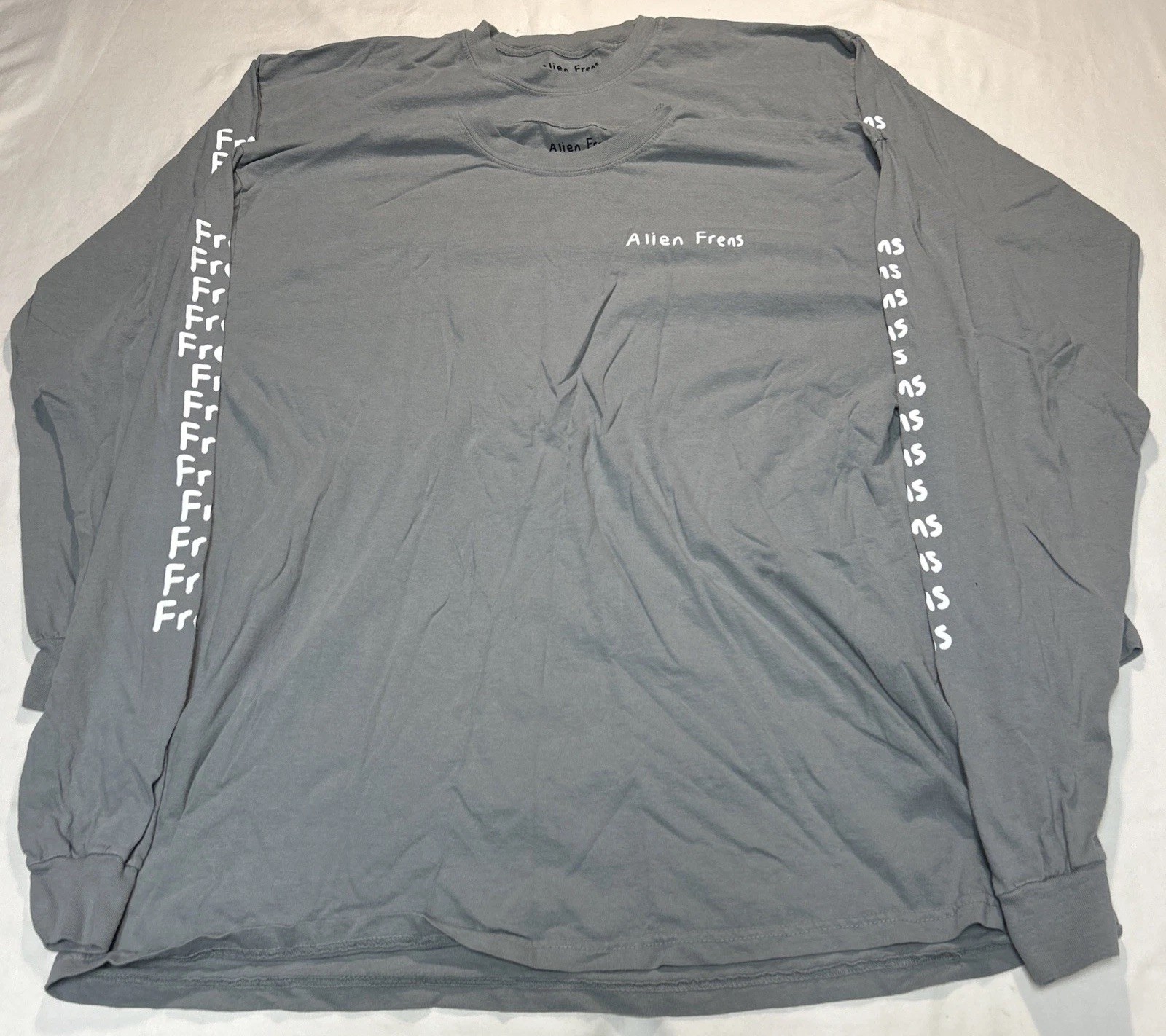 Alien Frens Long-Sleeve & Hoodies XXL Lot Of 4 Gray Black Tan