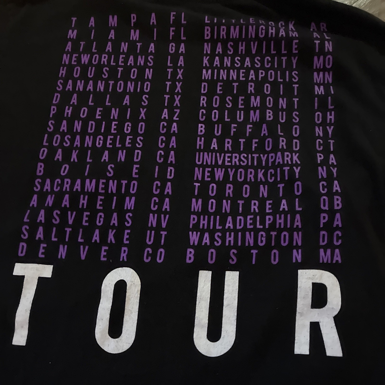 Dreamville Men’s Black J Cole KOD Official Tour T Shirt Size Medium Concert