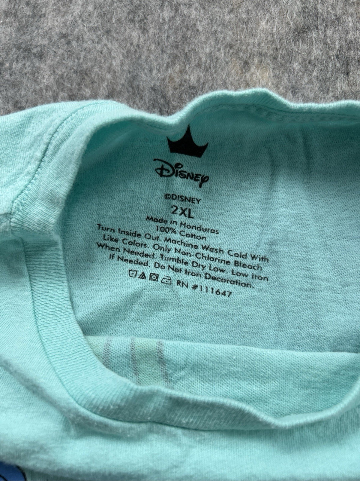 Disney Belle And Aladdin Magic Carpet Genie Teal Green T Shirt Jasmine Abu 2XL