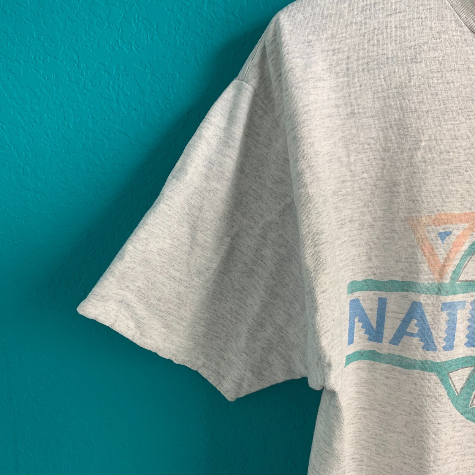 Vtg Wilson Beach Resort Native Sand 90’s Men’s Single Stitch Flip Cuff T-Shirt L