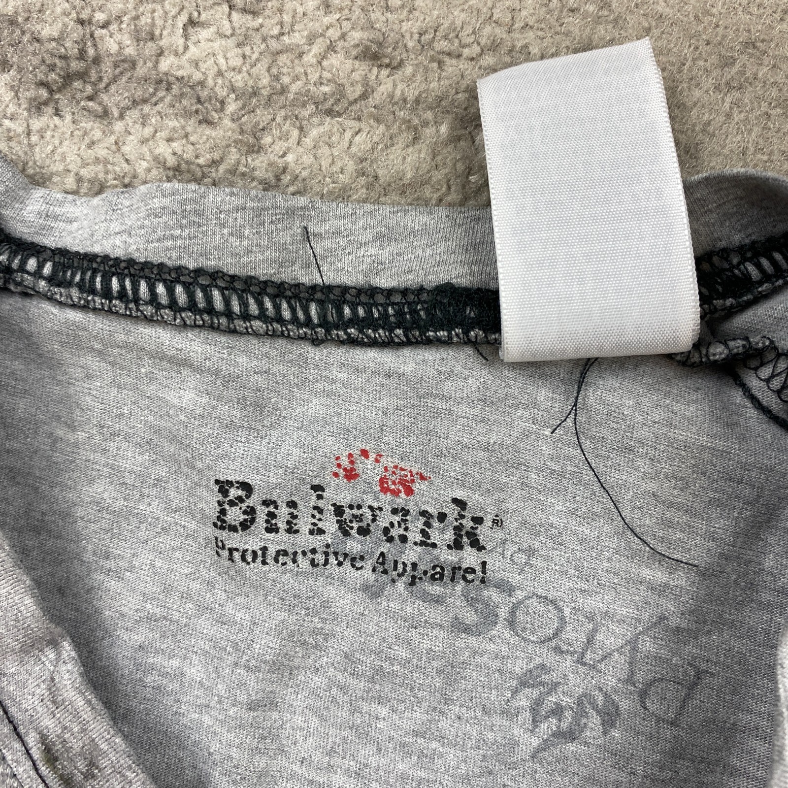 Bulwark FR Shirt Extra Large Gray CAT 2 CAL Flame Resistant HRC ARC Workwear Men