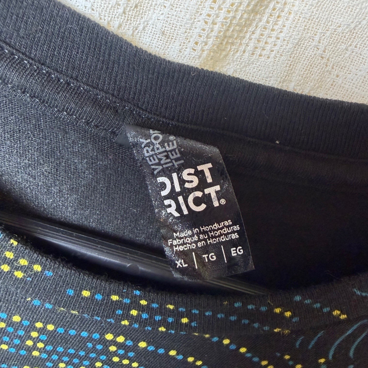 DEFCON DEF CON 27 All Over Print T-Shirt XL Black Graphic Tee