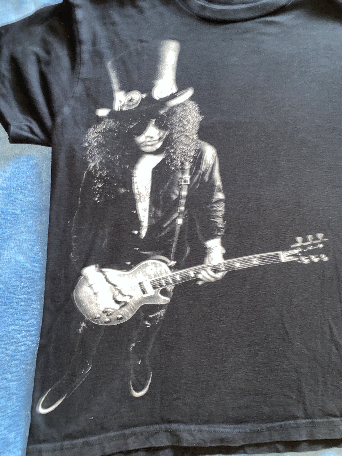 Pacific Slash Guns & Roses Guitar T Shirt Sz S(19in W X 22in L) Band Music Rock
