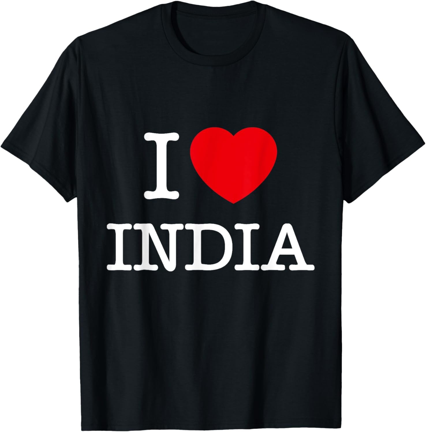 I Love India Cool India Novelty Graphic Tees & Cool Designs T-Shirt