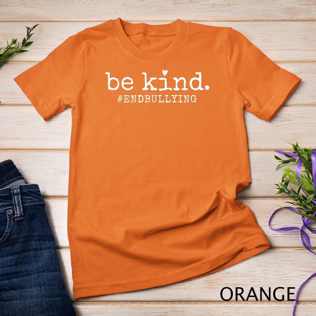 Peace – Unity Day Orange Shirt Be Kind Anti Bullying T-Shirt Unisex T-shirt