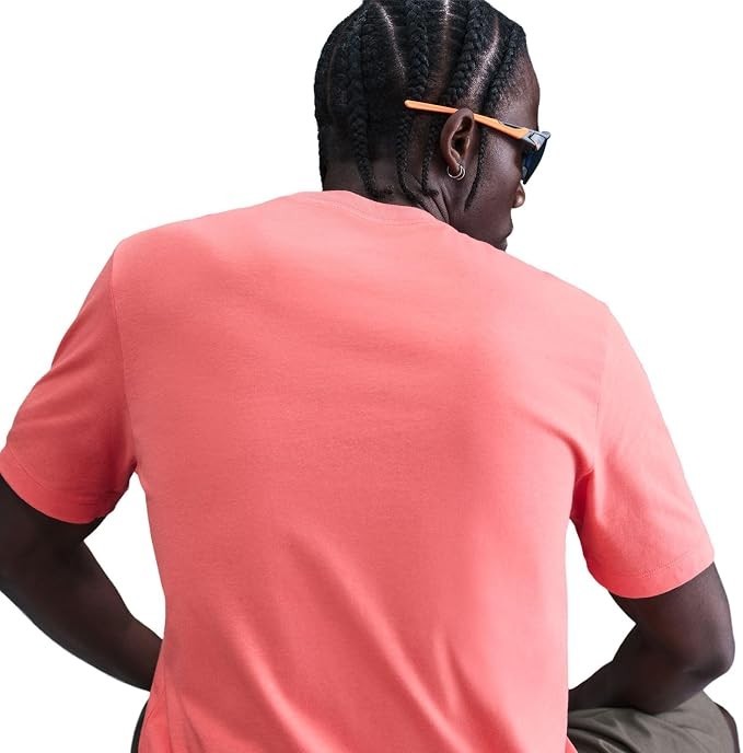 Nike Men’s NSW Sportswear Club T-Shirt Short Sleeve Tee – Orangish – FREE SHIP