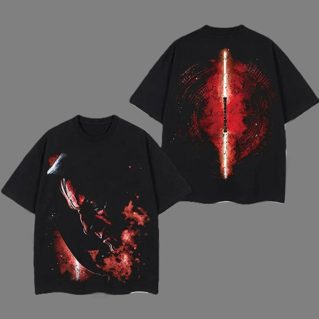 Darth Maul Vintage Graphic T-Shirt Dark Side Sith Warrior Tee