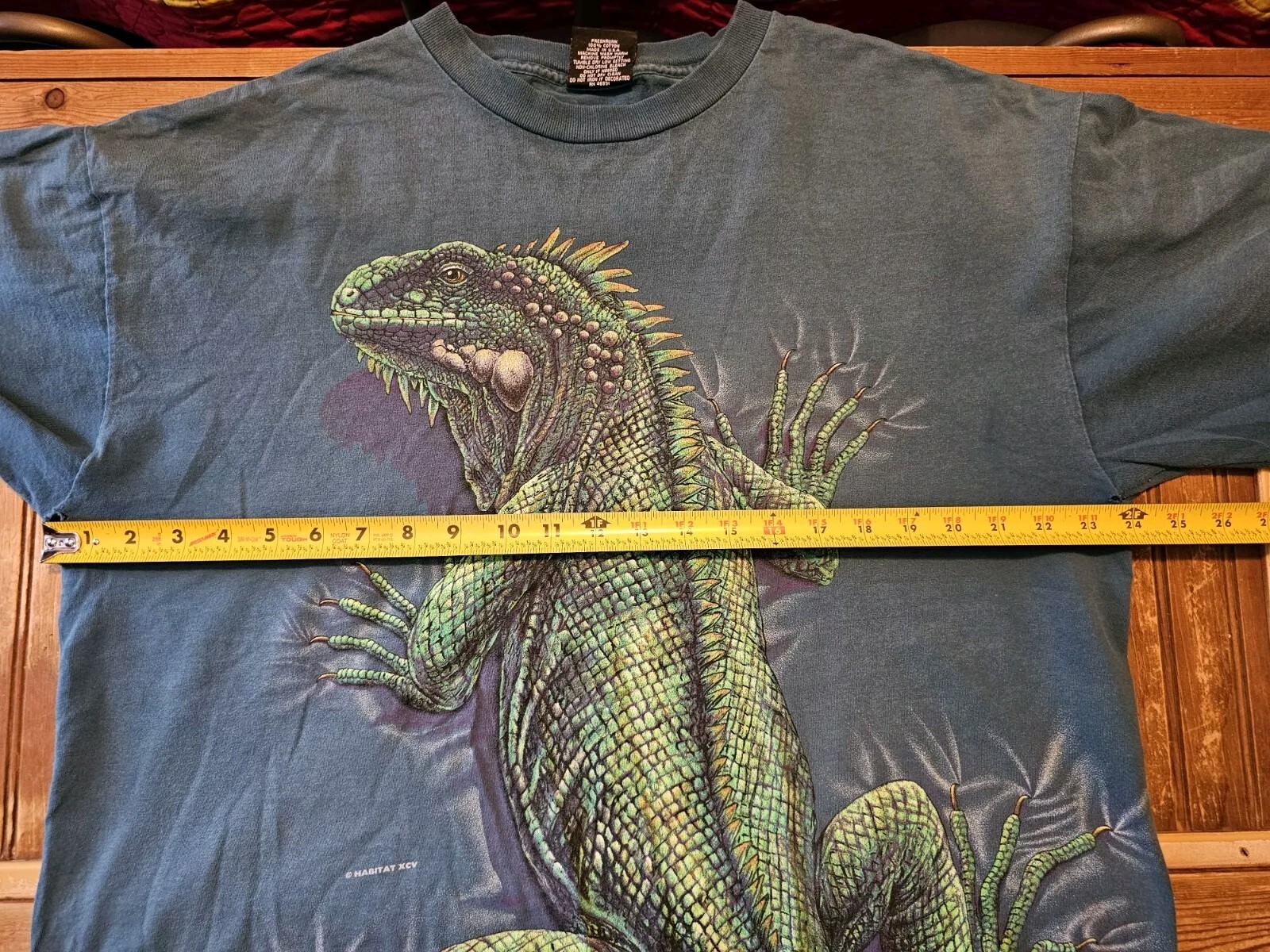 🚨VINTAGE SIGNAL SPORT MENS T SHIRT XL GRAPHIC PRINT IGUANA DOUBLE SIDED GRAIL