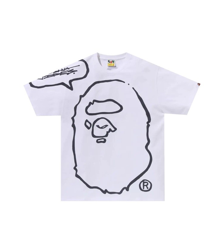 Bape X Joshua Vides Ape Head Tee