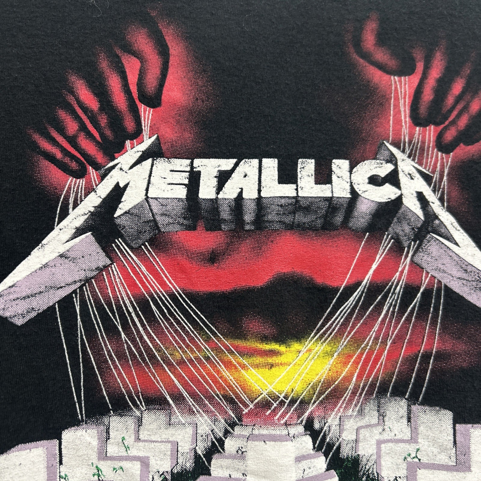 Metallica 2017 MASTER OF PUPPETS Black SHIRT