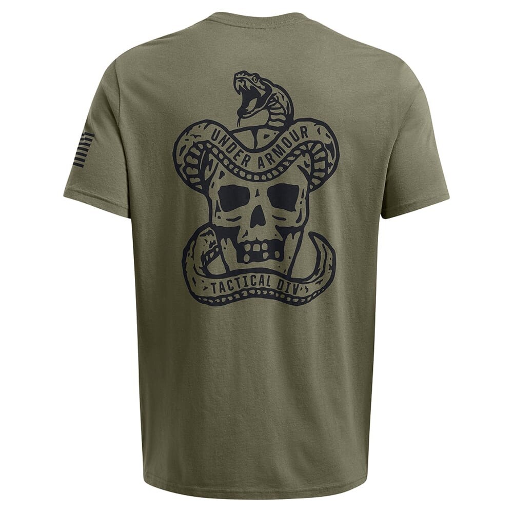 Under Armour Men’s Shirt Tac Division SS T Size: Large – OD Green- 1386724-390