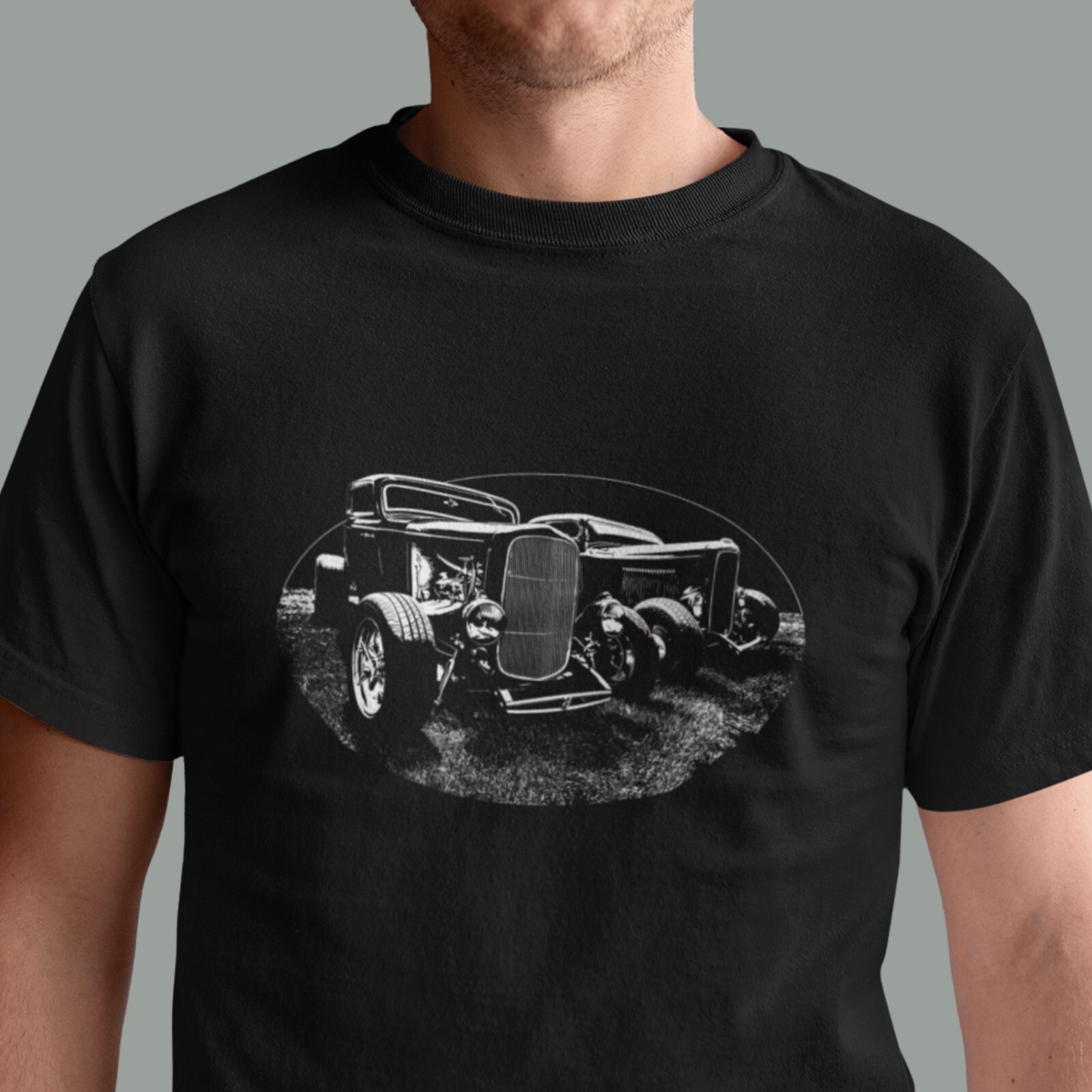 Two Deuces – Unisex classic tee featuring a pair of 32 Ford hot rods