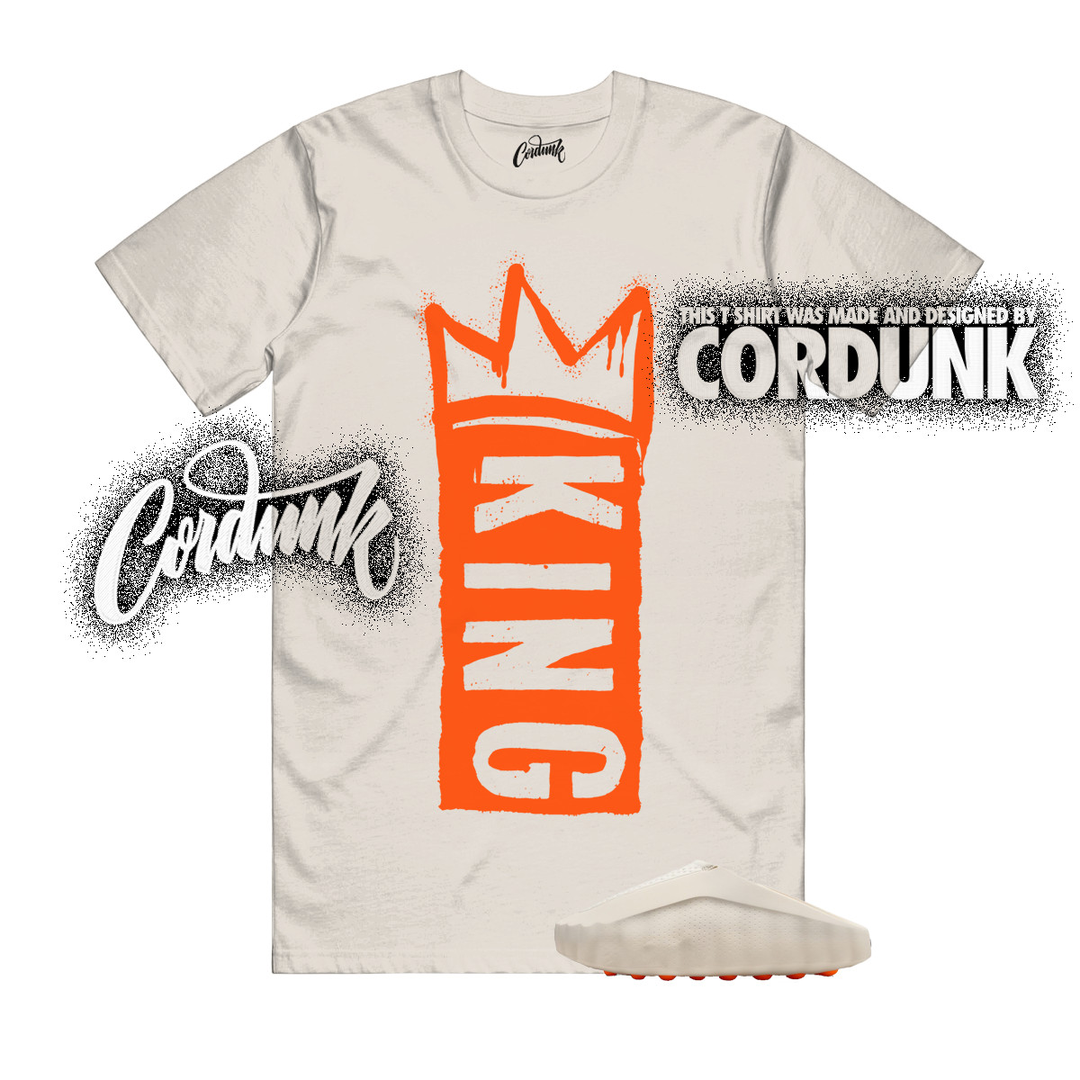 Mind 001 Slide Light Bone Hyper Crimson Buff Chrome T Shirt Match K1
