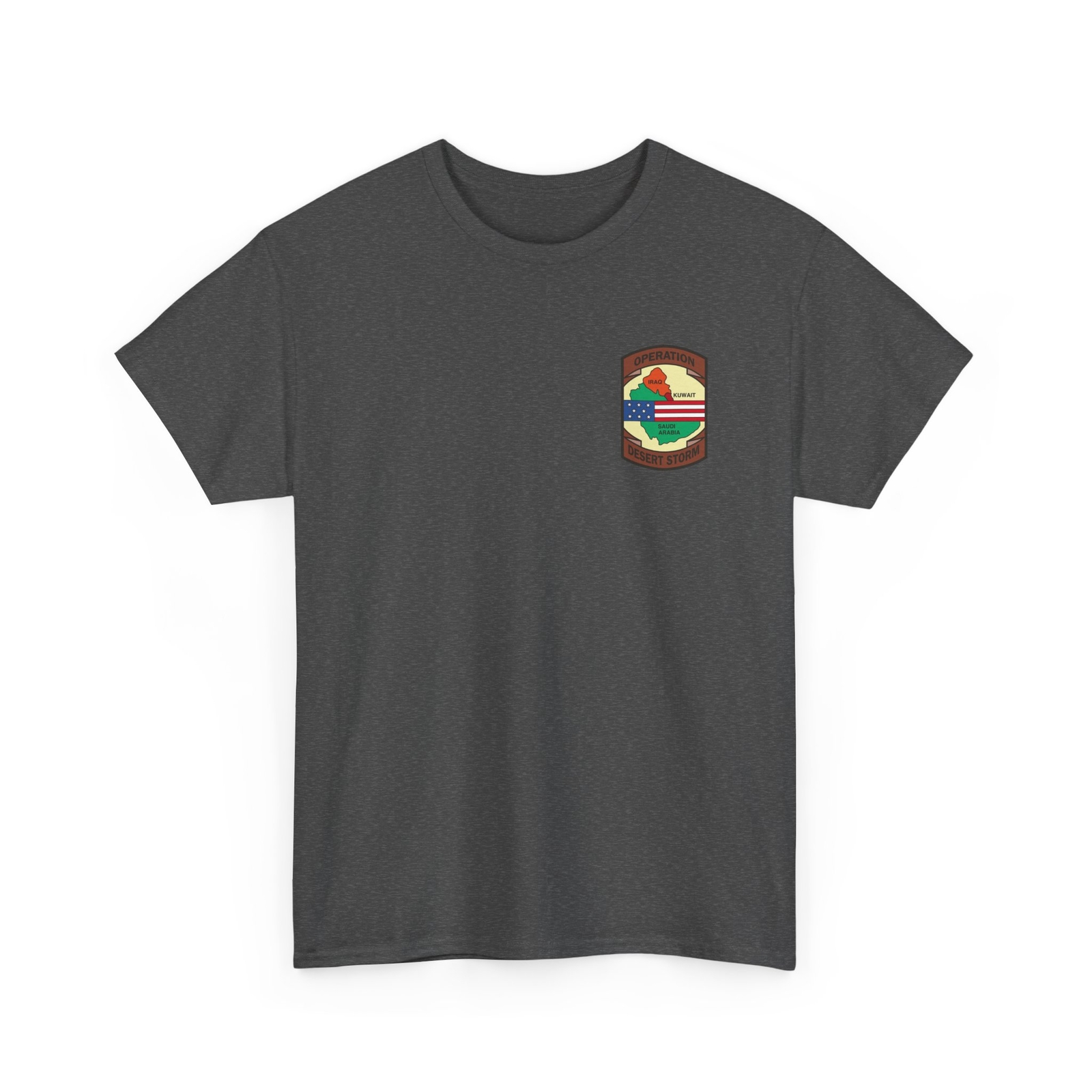 Gulf Operation Desert Storm Patch with flag Unisex T-Shirt