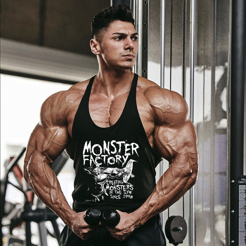 Men’s Athletic Stringer Gym Muscle Workout Racerback Fitness Sleeveless Tank Top