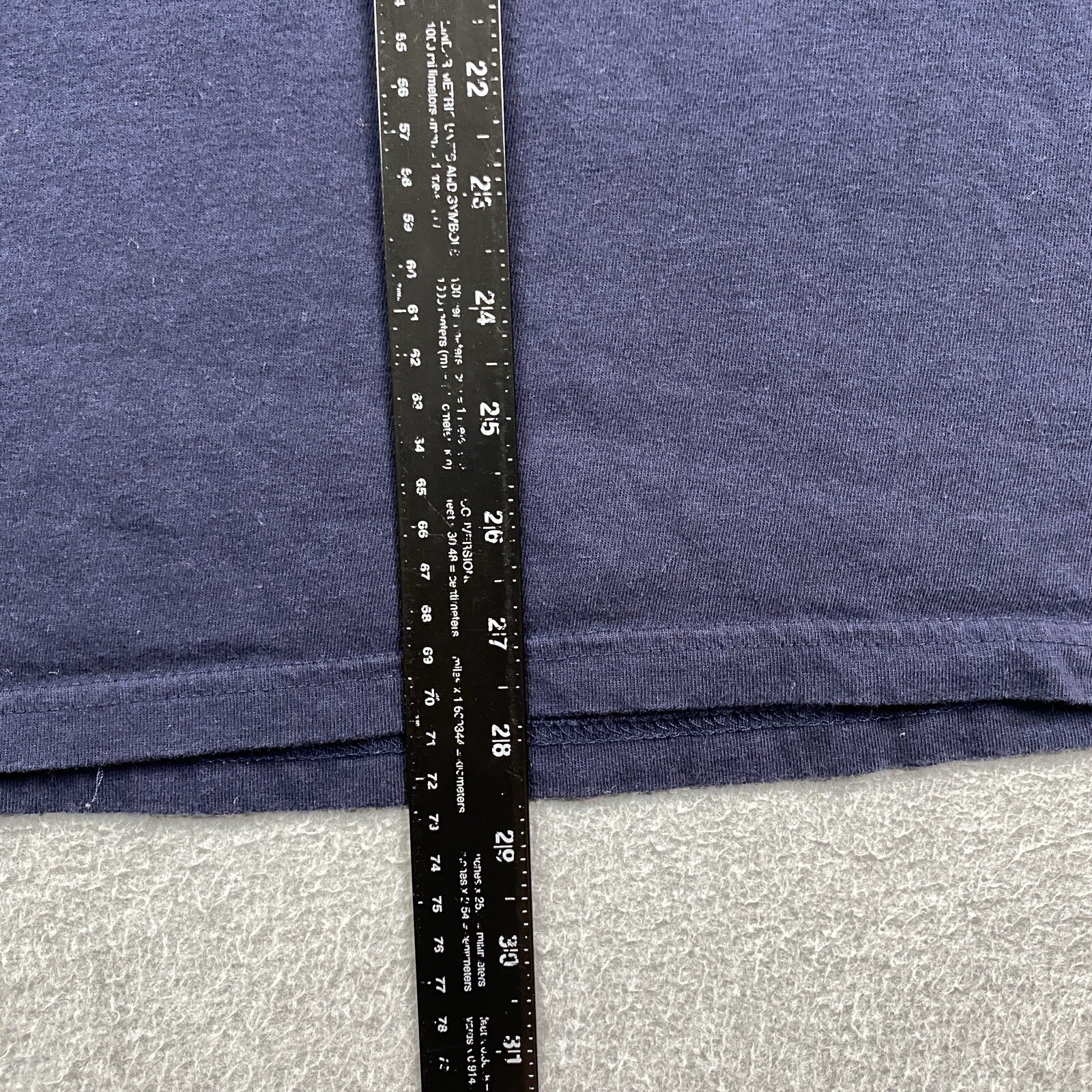 Polo Sport Ralph Lauren Shirt Mens Large V-Neck Cotton Navy Blue Preppy Casual